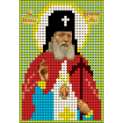 Ткань для вышивания бисером А6 КМИ-6327 «Св. Лука» 7*10 см