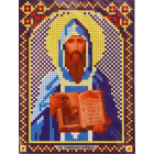 Ткань для вышивания бисером А5 иконы БИС МК-033 «Св. Кирилл» 12*16 см