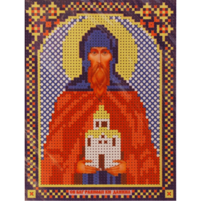 Ткань для вышивания бисером А5 иконы БИС МК-028 «Св. Даниил» 12*16 см в интернет-магазине Швейпрофи.рф