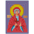 Ткань для вышивания бисером А6 КМИ-6331 «Св.Мария» 7*10 см