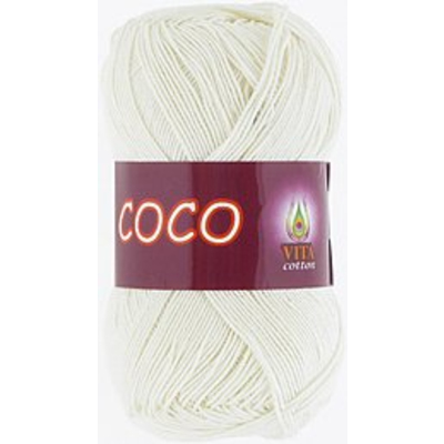 Пряжа Коко Вита (Coco Vita Cotton), 50 г / 240 м, 3853 молоч. в интернет-магазине Швейпрофи.рф
