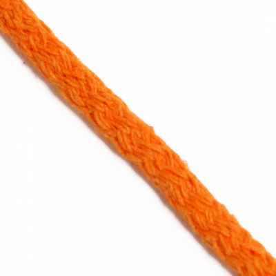 Шнур круглый 5 мм х/б  уп 50 м №2135 оранжевый в интернет-магазине Швейпрофи.рф