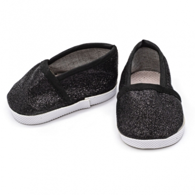 Обувь для игрушек (Туфли) 7731752 7,5 см выс 3 см черный (пара) в интернет-магазине Швейпрофи.рф