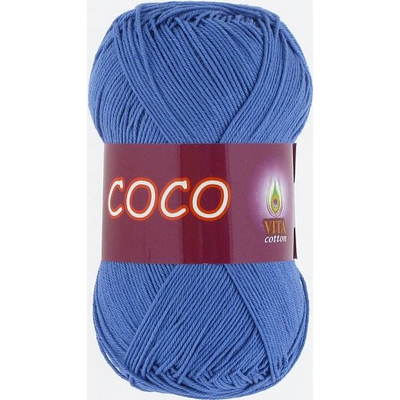 Пряжа Коко Вита (Coco Vita Cotton), 50 г / 240 м, 3879 ярко-синий в интернет-магазине Швейпрофи.рф