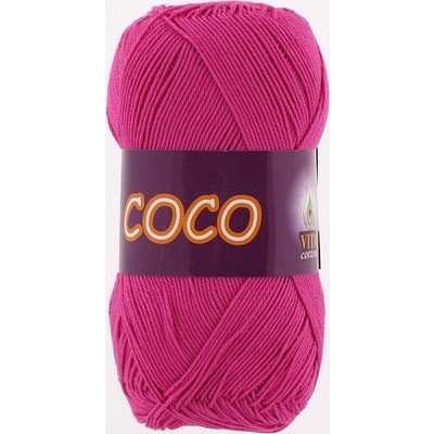 Пряжа Коко Вита (Coco Vita Cotton), 50 г / 240 м, 3885 малинов. в интернет-магазине Швейпрофи.рф