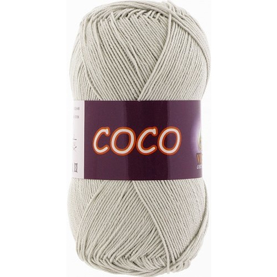 Пряжа Коко Вита (Coco Vita Cotton), 50 г / 240 м, 3887 св. сер.-беж. в интернет-магазине Швейпрофи.рф