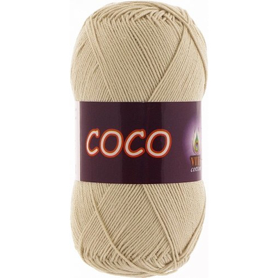 Пряжа Коко Вита (Coco Vita Cotton), 50 г / 240 м, 3889 св.-бежев. в интернет-магазине Швейпрофи.рф