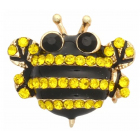 Брошь BR s-410 «Пчела» желтый/золото в интернет-магазине Швейпрофи.рф