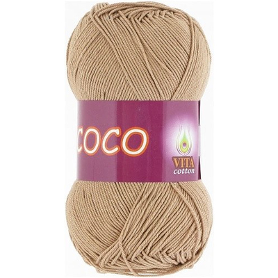 Пряжа Коко Вита (Coco Vita Cotton), 50 г / 240 м, 4312 бежев. в интернет-магазине Швейпрофи.рф