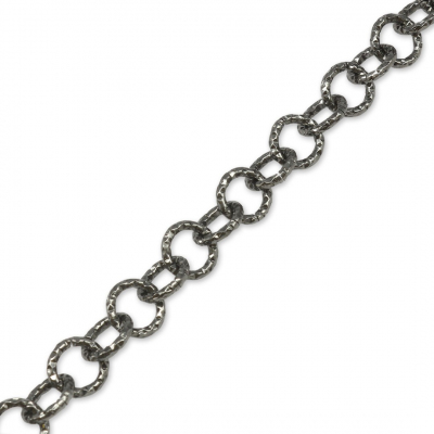 Цепочка K14333 алюмин. 2*11,6 мм (уп. 10 м) 7732496 т.никель в интернет-магазине Швейпрофи.рф