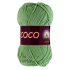 Пряжа Коко Вита (Coco Vita Cotton), 50 г / 240 м, 4324 св.зеленый