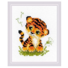 Набор для вышивания Риолис №1995 «Крошка тигр» 13*16 см