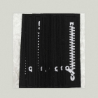 Термоаппликация 4603354 «Молния» 2,5*10 см черный/белый в интернет-магазине Швейпрофи.рф