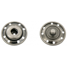 Кнопки пришивные НР металл 16 мм т.никель 95108/09  уп 4 шт блистер