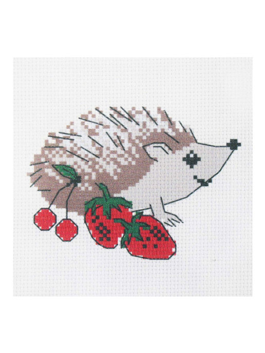 Набор для вышивания HP Kids «Ежик с ягодами» 19*19 см 501135