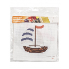 Набор для вышивания HP Kids 243 «Кораблик» 19*19 см 614961 в интернет-магазине Швейпрофи.рф