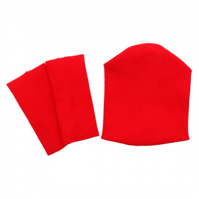 Комлект одежды для игрушек 28875 шапка/гетры 9.5*10 см/3*8 см красный 615211 в интернет-магазине Швейпрофи.рф