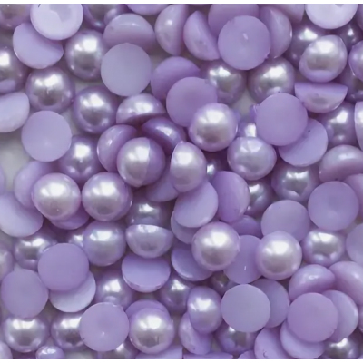 Полубусы клеевые  3 мм жемчуг 7704130 (уп. 175 шт.) 47 фиолетовый в интернет-магазине Швейпрофи.рф