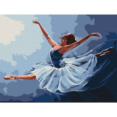 Картина по номерам Molly КН0994 «Балерина в танце»  15*20 см в интернет-магазине Швейпрофи.рф