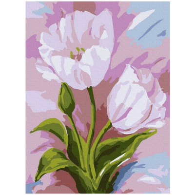 Картина по номерам Molly КН1009 «Тюльпаны»  15*20 см в интернет-магазине Швейпрофи.рф