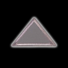 Термоаппликация 6931631 «Треугольник» больш. светоотражющий  (уп 1 шт) 6*4 см 616483 в интернет-магазине Швейпрофи.рф