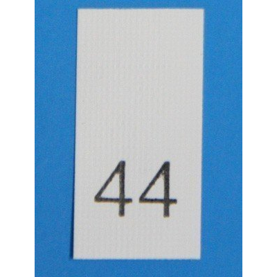 Размерники в пакетике (уп. 100 шт.) №44 белый в интернет-магазине Швейпрофи.рф
