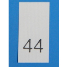 Размерники в пакетике (уп. 100 шт.) №44 белый