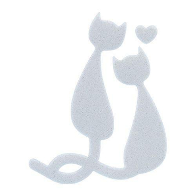 Светоотражающие наклейки на одежду 547539  «Кот и кошка» в интернет-магазине Швейпрофи.рф