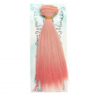 Волосы для кукол (трессы) Прямые 3588448 В-100 см L-15 см цв LSA045 персиковый/розовый