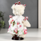 Кукла интерьерная «Мишка с бантиком» 5243403 23 см в интернет-магазине Швейпрофи.рф