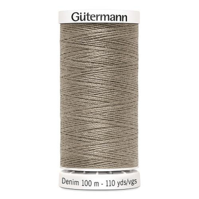 Нитки п/э Гутерман GUTERMAN DENIM №50  100 м для джинсовой ткани 700160 (7726582) 2430 бежевый в интернет-магазине Швейпрофи.рф