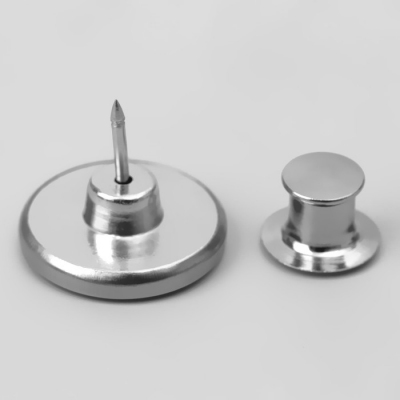 Пуговицы для сужения пояса 17 мм  (уп. 2 шт.) серебро 5307358 в интернет-магазине Швейпрофи.рф