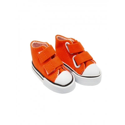 Обувь для игрушек (Кеды) КЛ.25974 7,5 см  выс. 4см оранжевый (1 пара) в интернет-магазине Швейпрофи.рф