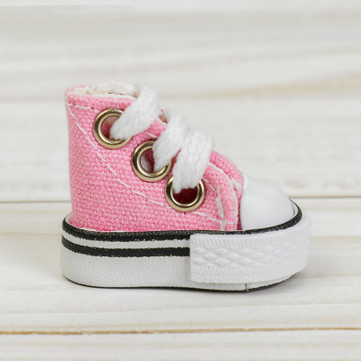 Обувь для игрушек (Кеды) 3785797  3,8 см (1 пара) розовый в интернет-магазине Швейпрофи.рф