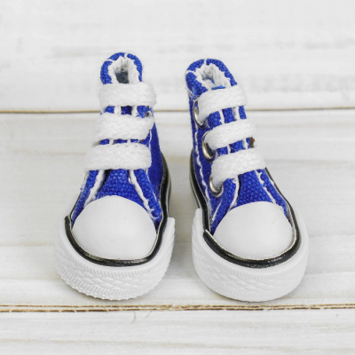 Обувь для игрушек (Кеды) 3785798  3,8 см (1 пара) синий в интернет-магазине Швейпрофи.рф