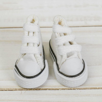 Обувь для игрушек (Кеды) 3785801  3,8 см (1 пара) белый в интернет-магазине Швейпрофи.рф