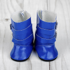 Обувь для игрушек (Сапожки) 4258970 «Застежки» 7 см синий в интернет-магазине Швейпрофи.рф