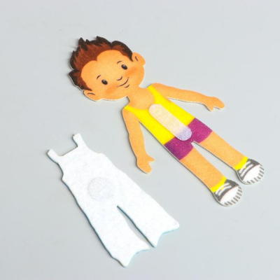 Набор развивающий Кукла из фетра Ф707 «Гриша» 15 см 6581595 в интернет-магазине Швейпрофи.рф