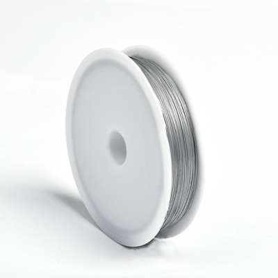 Проволока для бисера 0,3 мм (уп. 10 м.) серебро Р в интернет-магазине Швейпрофи.рф