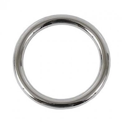 Кольцо плоское 2107 30/40 мм никель в интернет-магазине Швейпрофи.рф