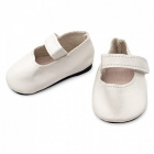 Обувь для игрушек (Туфли) 7731753 7*3.5 см выс 3 см белый (пара)