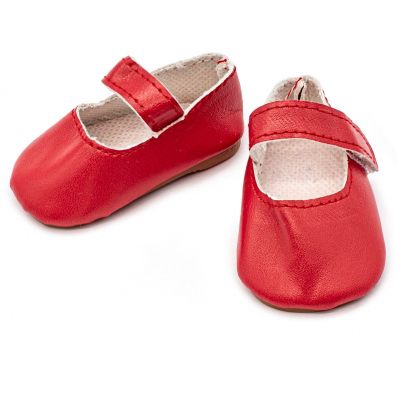 Обувь для игрушек (Туфли) 7731753 7*3.5 см выс 3 см красный (пара) в интернет-магазине Швейпрофи.рф