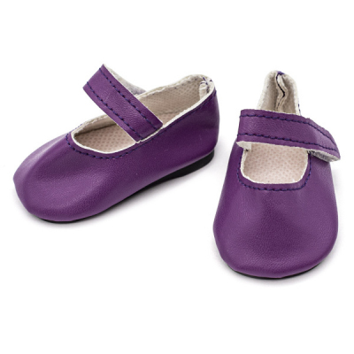 Обувь для игрушек (Туфли) 7731753 7*3.5 см выс 3 см фиолетовый (пара) в интернет-магазине Швейпрофи.рф