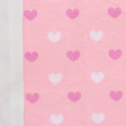 Ткань 47*47 см Мех коротковорсовый сердечки 29497 ворс 3,0 см светло-розовый/белый/розовый 617788 в интернет-магазине Швейпрофи.рф