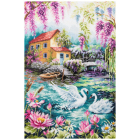 Набор для вышивания Чудесная Игла  №110-105 «Лебединое озеро» 30*45 см в интернет-магазине Швейпрофи.рф