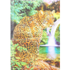Ткань для вышивания бисером А3 БИС 1236 «Леопард» 28*39 см