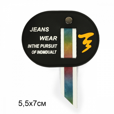 Аппликация пришивная TBY.2368 «Jenns Wear» 5.5*7 см в интернет-магазине Швейпрофи.рф