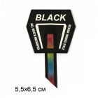 Аппликация пришивная TBY.2369 «Black» 5.5*6.5 см черный
