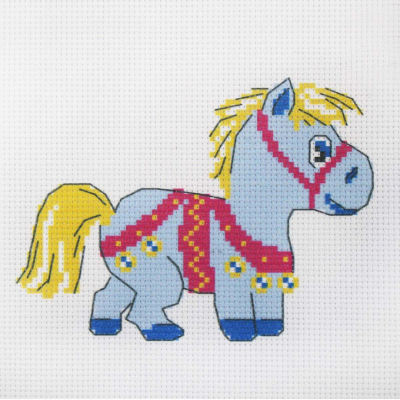 Набор для вышивания HP Kids 206 «Лошадка» 19*19 см 501138 в интернет-магазине Швейпрофи.рф