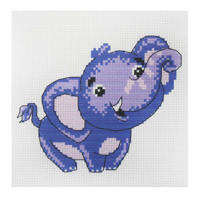 Набор для вышивания HP Kids 209 «Слоненок» 19*19 см 501141 в интернет-магазине Швейпрофи.рф